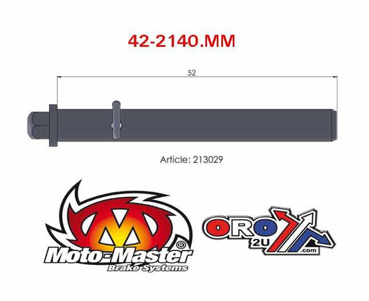 BRAKE PAD PIN FRONT / REAR, MOTO-MASTER 213029
