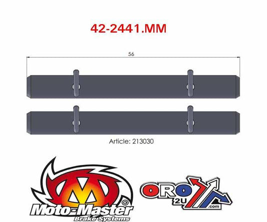 BRAKE PAD PIN FRONT, MOTO-MASTER 213030