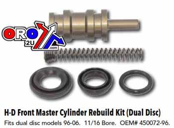 HD MASTER CYLINDER REBUILD KIT, 32-0261, 450072-96