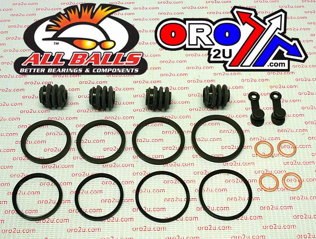 BRAKE CALIPER REBUILD KIT ALLBALLS, ALLBALLS 18-3084 YAM XV1600/XVZ13 ROAD 99-13 FRONT