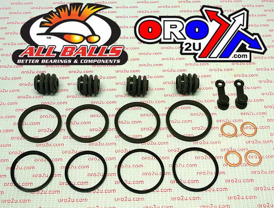 BRAKE CALIPER REBUILD KIT ALLBALLS, ALLBALLS 18-3084 YAM XV1600/XVZ13 ROAD 99-13 FRONT