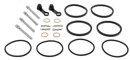 BRAKE CALIPER REBUILD KIT ALLBALLS, ALLBALLS 18-3094 YAM YX/FZX/FZR/FJ 400-1100 FRONT