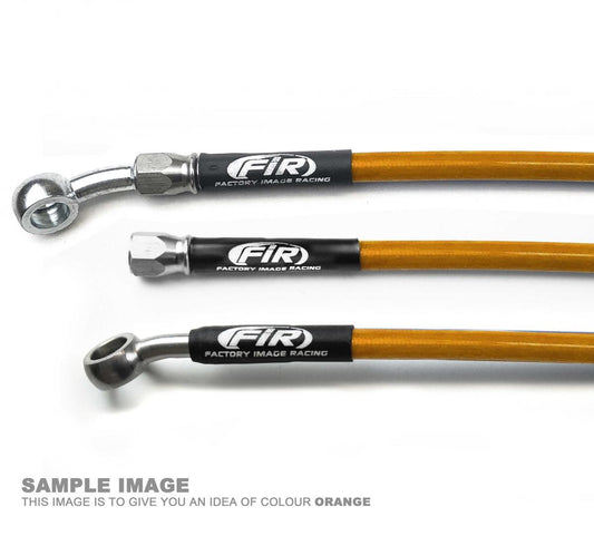 HOSE REAR BRAKE ORANGE /BLK KTM 250 400 525 EXC SX 04-13