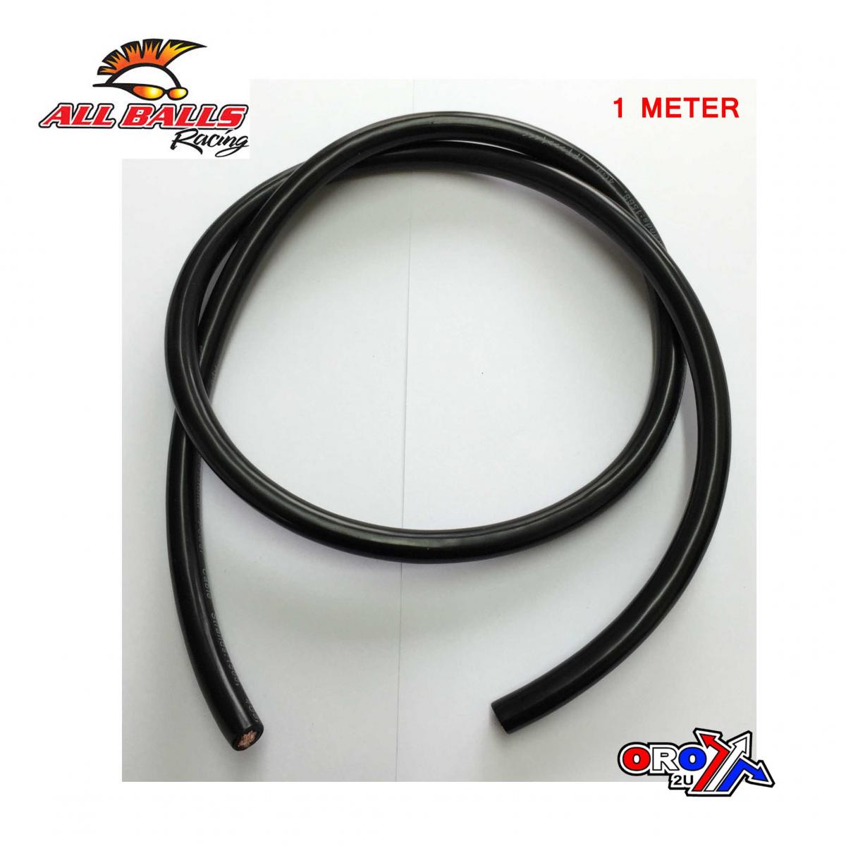 10mm BLACK CABLE 1 METER EACH, 25mm2 / 170AMPS, MINIMUM ORDER 1 METER OR MORE