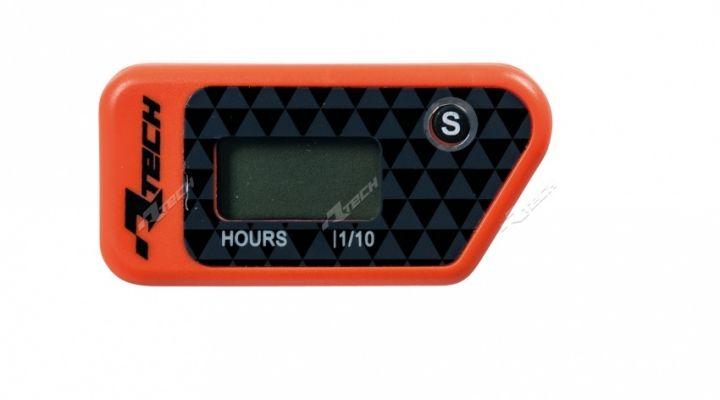 WIRELESS HOUR METER ORANGE, RTECH R-HOURMT002AR, R-HOURMT002AR