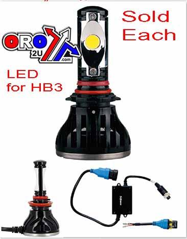 BULB LED HB3 12v 24W 2200Lumen, SOLD EACH, PLA7042