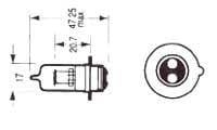 LIGHT BULB 12V 35/36.5W HALOGEN