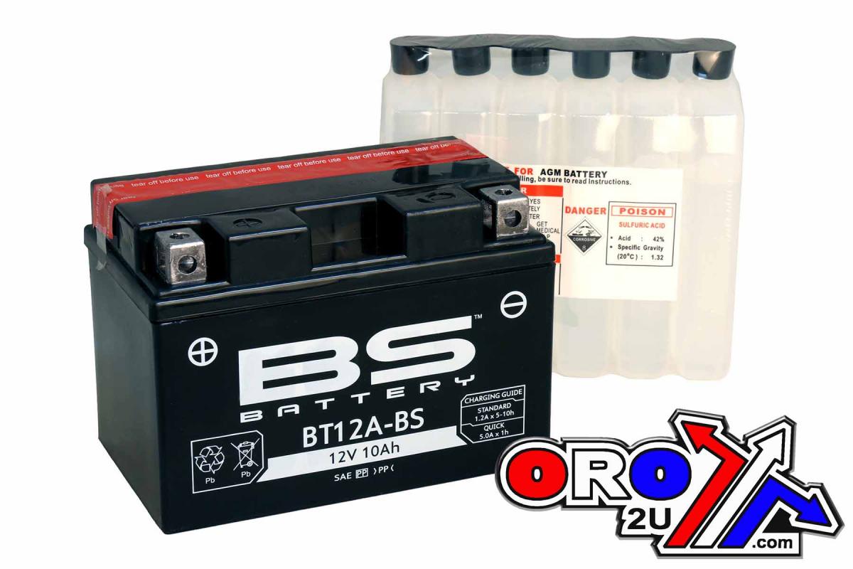 BATTERY YT12A-BS MA.FREE BS, BS Maintenance Free BT12A-BS, 300602, BS-BT12A-BS