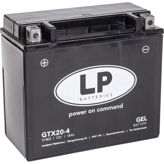 BATTERY LTX20-4 12V 18Ah GEL, LANDPORT 52013, MG LTX20-4, MG GTX20-4
