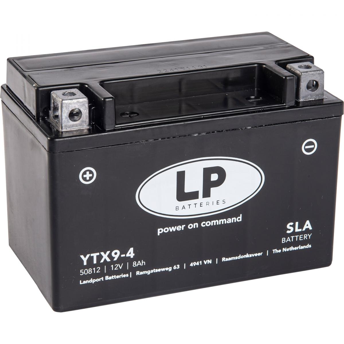 BATTERY LTX7A-4 12V 6Ah SEALED, LANDPORT 50699 MB SLA12-6, (SAME AS YTX7A-BS) SLA 12-6, MS LTX7A-4