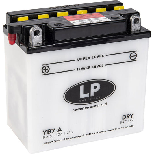 BATTERY LB7-A 12V 8HR. DRY, LANDPORT 50813, MB YB7-A