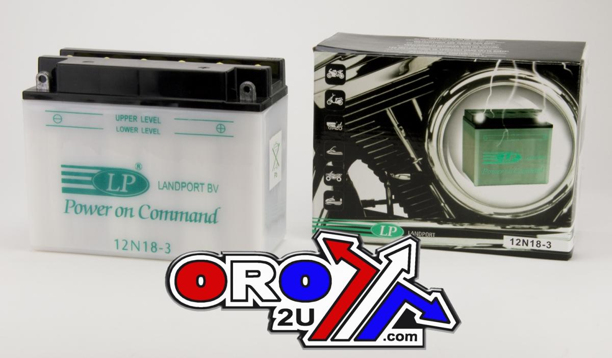 BATTERY 12N18-3 12V 18Ah. DRY MB 12N18-3