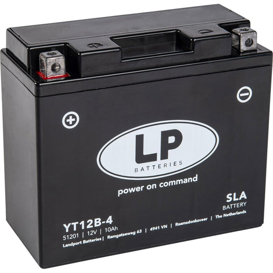 BATTERY LT12B-4 12V 11A SEALED, LANDPORT 51201 MB YT12B-4, (SAME AS YT12B-BS GT12B-BS), MS LT12B-4