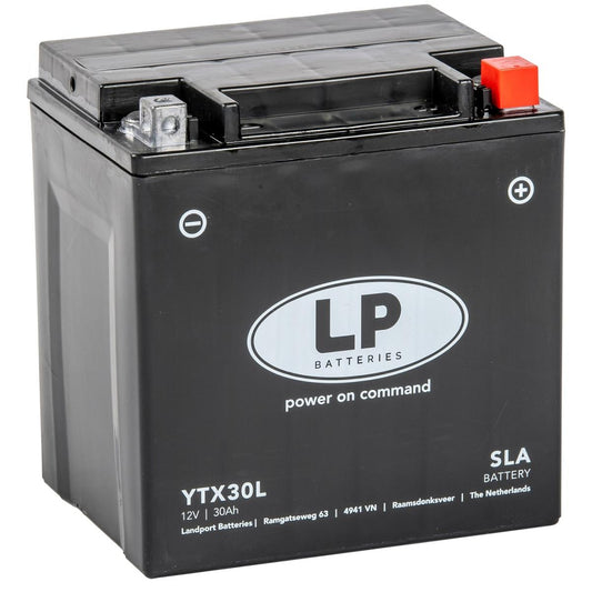 BATTERY LTX30L 12V SEALED, LANDPORT HARLEY-DAVIDSON, MB YTX30L, MS LTX30L