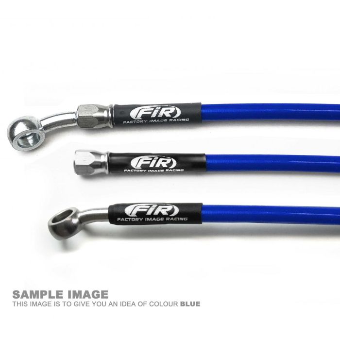 HOSE FRONT BRAKE BLUE / BLK YZ 125 YZ250 V 1989 MODELS