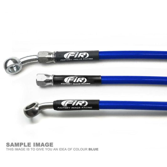 HOSE FRONT BRAKE BLUE / BLK YZ 125 YZ250 V 1989 MODELS