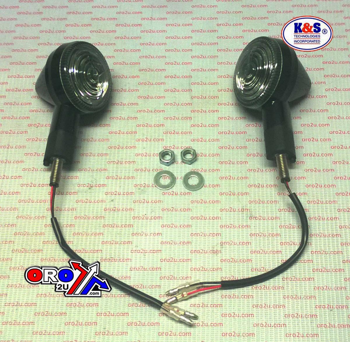 INDICATOR BLK/SMOKE LENS, K&S 25-9562 E-MARKED