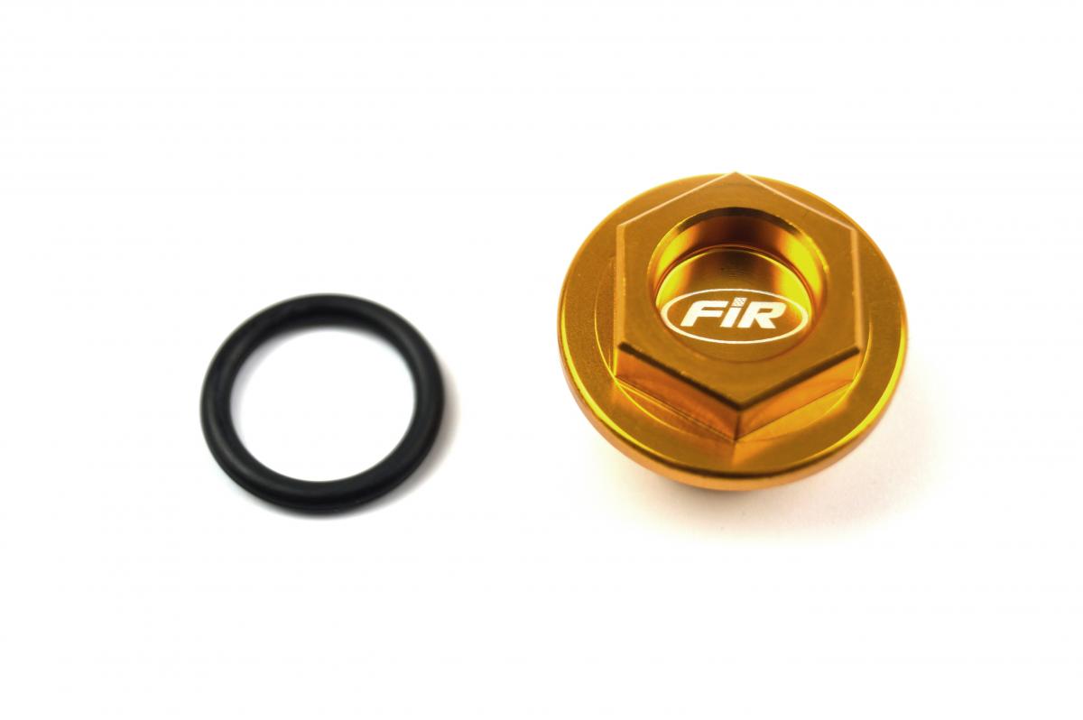 OIL FILLER PLUG ALLOY M20x1.5, SUZUKI RM, RMZ, RMX GOLD OFP-03 GOLD