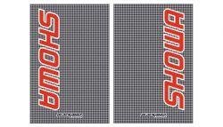 FORK DECAL SHOWA RED CARBON, BLACKBIRD 5015S, BB5015S