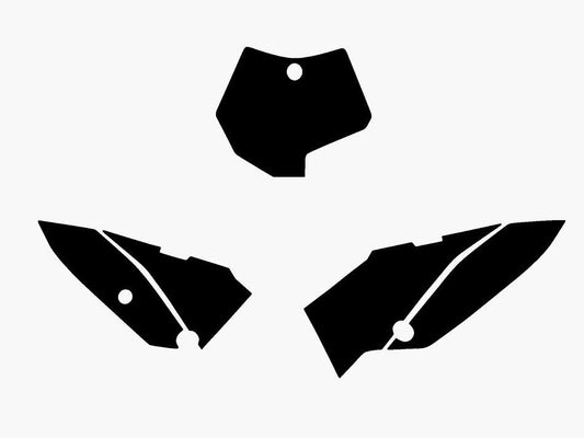 KTM SX 65 09-15 BLACK BACKGROUNDS, BLACKBIRD 3516/20