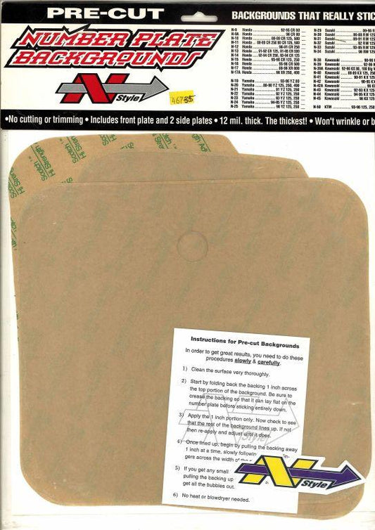 N05-151 RM 125/250 86-88, MOTO X BACKGROUNDS