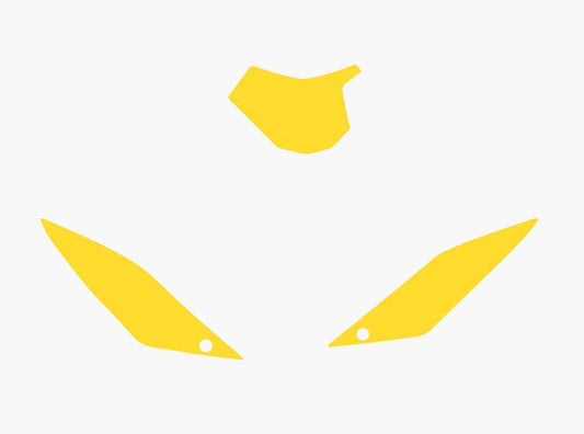 10-11 GASGAS BACKGROUND YELLOW, BLACKBIRD 3905/40