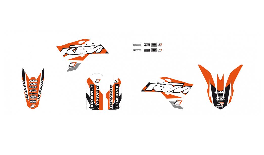 09-15 SX50 KTM DREAM 3, BLACKBIRD 8536E DECAL SET