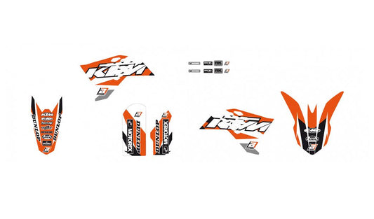 09-15 SX50 KTM DREAM 3, BLACKBIRD 8536E DECAL SET