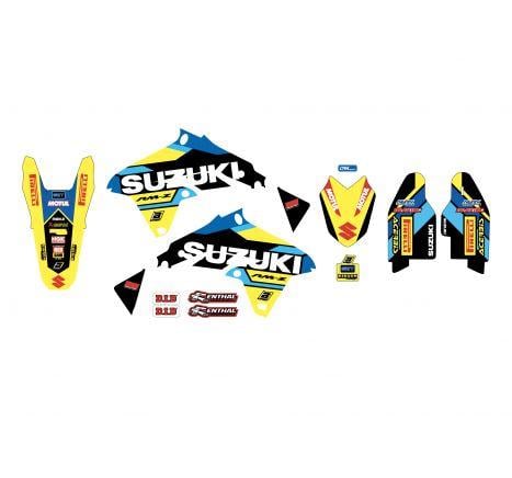 08-17 RMZ450 TEAM SUZUKI WORLD RESTYLE, FACTORY RACING KIT 8316R7