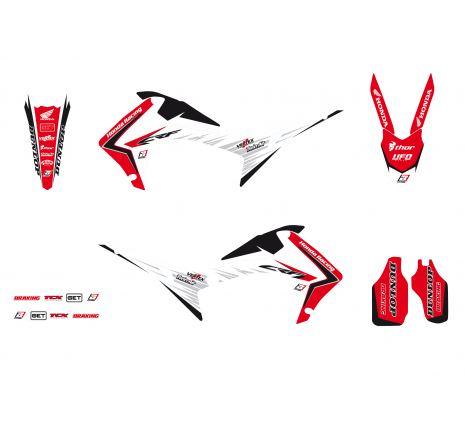 CRF250 CRF450 TEAM HONDA FULL, LINEAR BLACKBIRD FULL KIT 8145