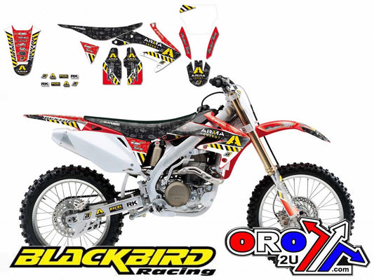 05-08 CRF450 ARMA ENERGY, BLACKBIRD FULL TEAM KIT 8134F
