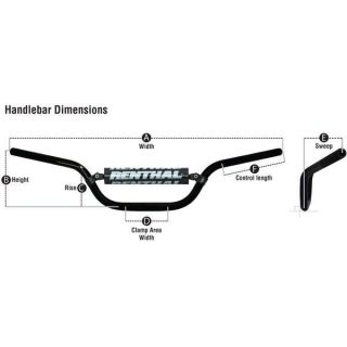 RENTHAL TWINWALL STEWART 996, Villopoto / Stewart, Renthal 996-01-OR-07-185
