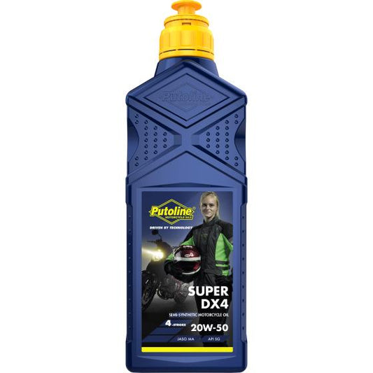 1LT SUPER DX4 20/50wt PUTOLINE, DX4-20W/50-1, DX4-20W/50-1, 70184, BOX = 12