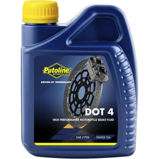 500ml DOT4 BRAKE FLUID PUTOLIN, PERFORMANCE DOT4-500,  12