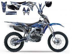 10-13 YZF250 TRIBAL SKULL 2, BLACKBIRD DECAL KIT 2239B