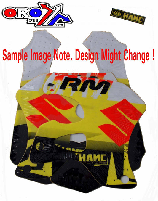 96-98 RM125 RAD TANK STICKERS, WAMC,DESIGN'S AND COLOURS MIGHT CHANGE