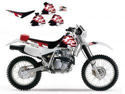 86-95 XR250 ORIGINAL GRAPHIC, BLACKBIRD DECAL KIT 2104