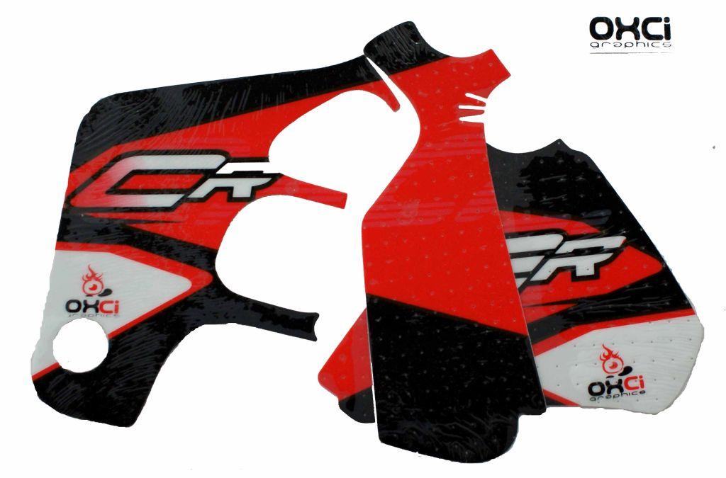 92-95 CR80 DECAL KIT, FLOURESCENT-RED