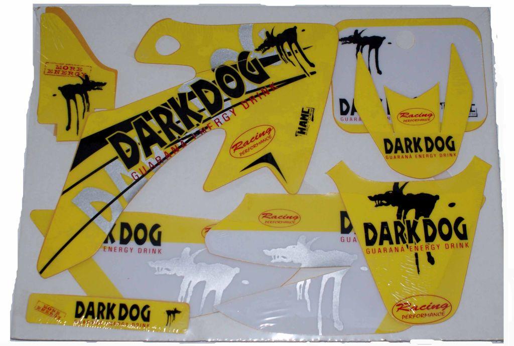 CRF50 WAMC DARK DOG YELLOW, DECAL KIT