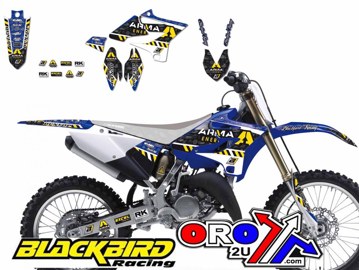 08-17 RMZ450 ARMA ENERGY, BLACKBIRD 2316F GRAPHIC KIT