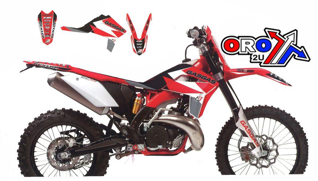 12-17 EC/ECF GAS GAS DREAM-3, BLACKBIRD DECAL KIT 2906E