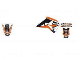 96-99 KTM 4ST DREAM-2, BLACKBIRD DECAL KIT 2532A