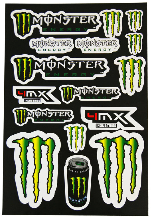 STICKER SHEET MONSTER 30x45cm