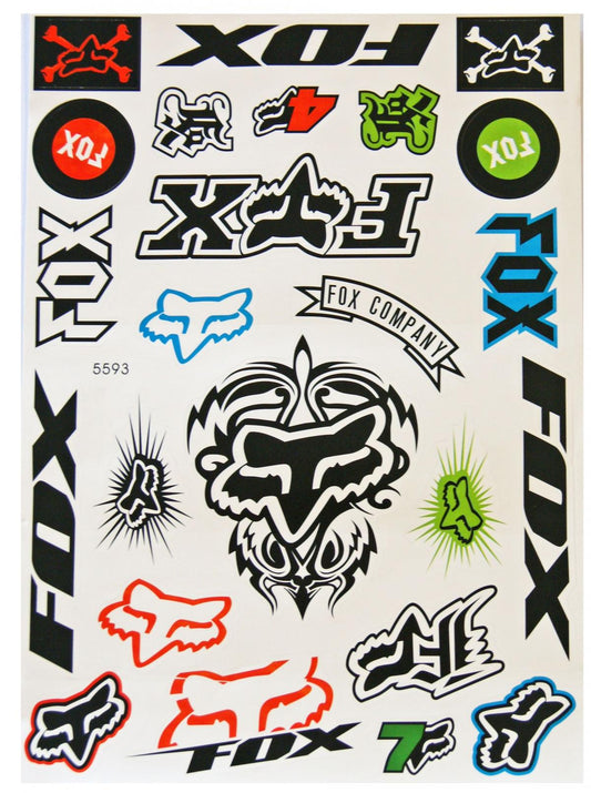 STICKER SHEET FOX 23x32cm GPA5593