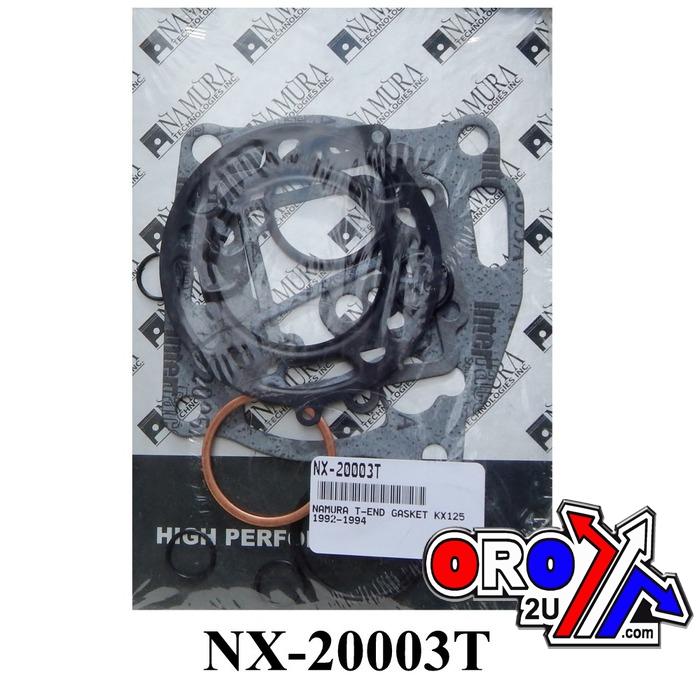 GASKET TOP SET 92-94 KX125, NAMURA NX-20003T KAWASAKI