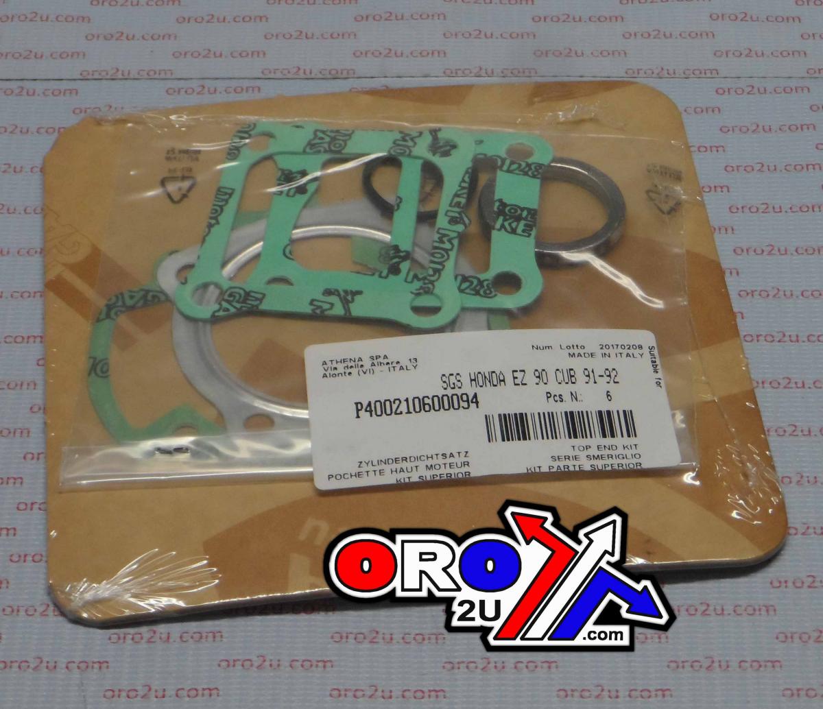 TOP END GASKET SET HONDA EZ 90 CUB 91-95, ATHENA P400210600094