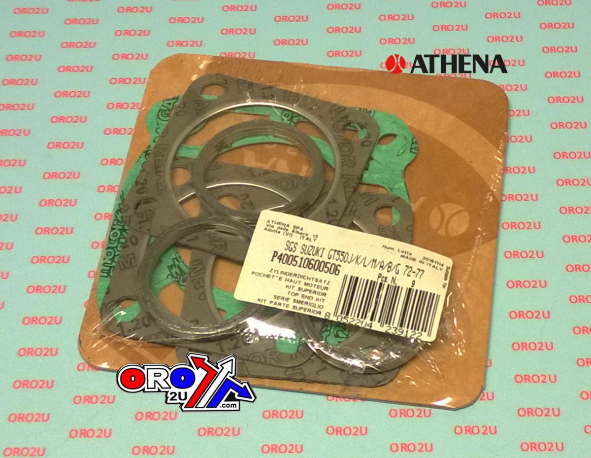 TOP END GASKET SET SUZUKI GT 550 72-77, ATHENA P400510600506