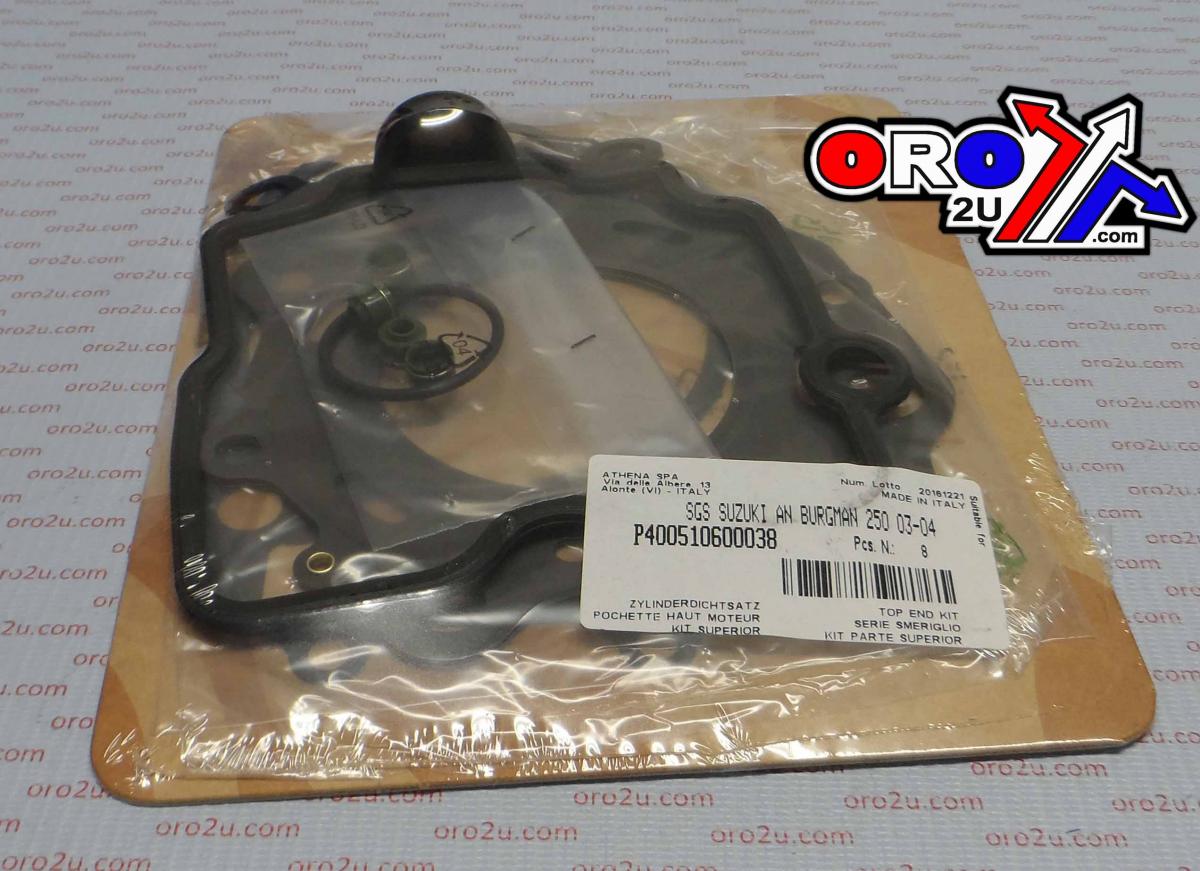 TOP END GASKET SET SUZUKI AN 250 03-06, ATHENA P400510600038 BURGMAN