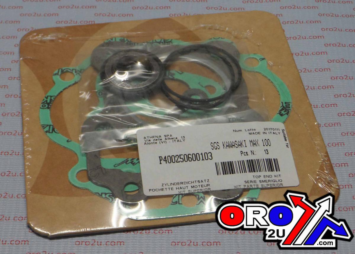 TOP END GASKET SET KAWASAKI MAX 100 1989, ATHENA P400250600103