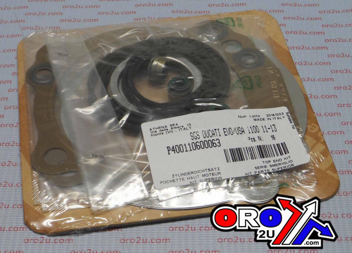 TOP END GASKET SET DUCATI 1100 MONSTER 10-13, ATHENA P400110600063 HYPERMOTARD